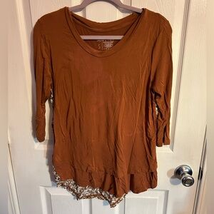 Small Latched Mama Nursing Shirt